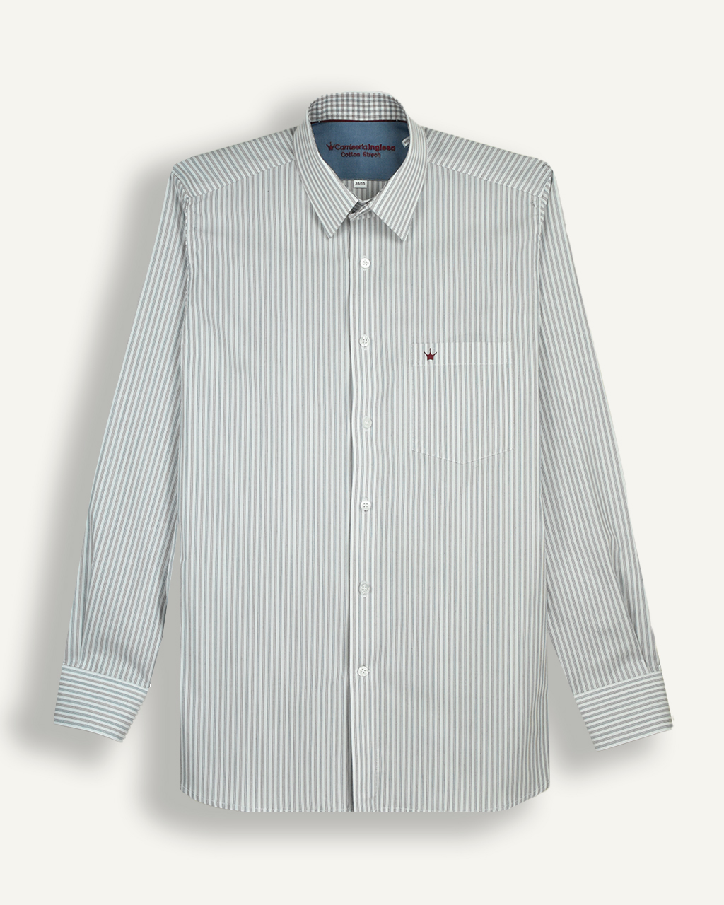 CAMISA CASUAL REGULAR FIT COTTON STRECH